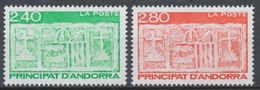 Andorre FR Série N°436 + N°437 NEUFS** ZA437S - Nuevos