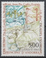 Andorre FR N°440 5f. Série Artistique N** ZA440 - Unused Stamps