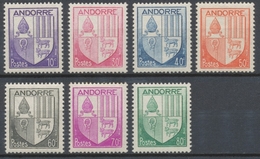 1944-46.  Andorre Français Série N°93 à 99  NEUF** ZA99S - Unused Stamps