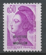 SPM  N°460 T-P De France De 1982 à 1985 50c Violet (2184) ZC460 - Ongebruikt