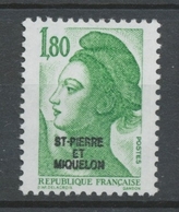 SPM  N°462 T-P De France De 1982 à 1985 1f 80 Vert (2375) ZC462 - Ongebruikt