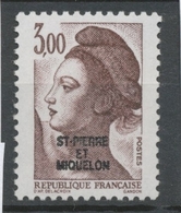 SPM  N°465 T-P France De 1982 à 1985 3f Brun-violet (2243) ZC465 - Unused Stamps