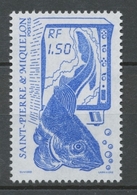 SPM  N°481 La Pêche. Type De 1986. 1f.50 Bleu (472) ZC481 - Unused Stamps