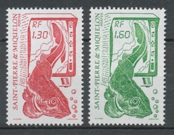 SPM  N°490A Série La Pêche. Type De 1986.  2 Valeurs ZC490A - Nuovi