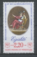 SPM  N°500 T-P France De Même Date "L' Egalité" 2f20 ZC500 - Unused Stamps