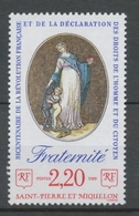 SPM  N°501 T-P France De Même Date "La Fraternité"  2f20 (2575) ZC501 - Unused Stamps