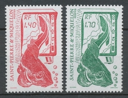 SPM  N°502A Série La Pêche. Type De 1986.  2 Valeurs ZC502A - Unused Stamps