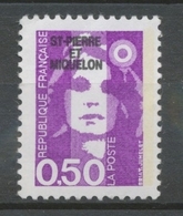 SPM  N°516 Marianne Du Bicentenaire 50c Violet-rouge (2619) ZC516 - Ongebruikt