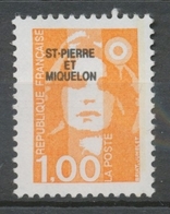 SPM  N°523 Marianne Du Bicentenaire. 1f. Orange (2620) ZC523 - Ongebruikt