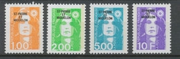 SPM  N°523A Série Marianne Du Bicentenaire. 4 Valeurs ZC523A - Unused Stamps