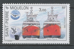 SPM  N°528 Navires Des Iles 3f Proues Du "Saint-Denis", Du "Saint-Pierre" ZC528 - Nuevos