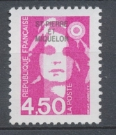 SPM  N°631 T.P De France. 4f.50 Rose (3007) ZC631 - Unused Stamps