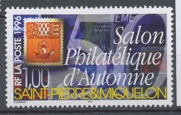 SPM  N°637 50e Salon Philatélique D' Automne 1f Composition Symbolique Avec Armoiries 67 ZC637 - Ungebraucht