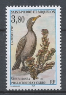 SPM  N°642 Nature Faune, Flore 3f80 Sedum Rosea, Phalacrocorax Carbo ZC642 - Ungebraucht