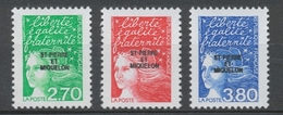 SPM  N°650A Série Marianne Du 14 Juillet. 3 Valeurs ZC650A - Unused Stamps