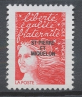 SPM  N°651 Marianne Du 14 Juillet Sans Valeur  Rouge (3091) ZC651 - Nuovi