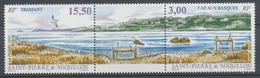 SPM  N°654A Série Patrimoine Naturel Le Triptyque Avec Vignette Centrale ZC654A - Unused Stamps