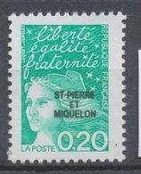 SPM  N°657 T.-P De France. 20c. émeraude (3087) ZC657 - Unused Stamps