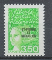 SPM  N°659 T.-P De France. 3f.50  Vert-jaune (3092) ZC659 - Unused Stamps