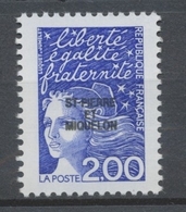 SPM  N°664 T.-P De France. 2f. Bleu (3090) ZC664 - Nuovi