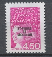 SPM  N°666 T.-P De France. 4f.50  Rose  (3096) ZC666 - Ongebruikt