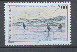 SPM  N°673 Le Travail De La Glace 2f Découpe, Transport Des Blocs ZC673 - Unused Stamps