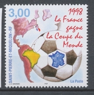 SPM  N°683 Coupe Du Monde De Football 1998 3f ZC683 - Unused Stamps