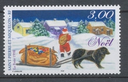 SPM  N°685 Noël 3f Le Traîneau Du Père Noël ZC685 - Unused Stamps
