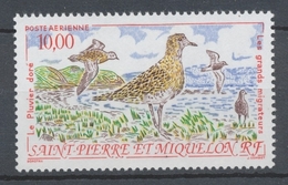 SPM  N°73 Oiseaux Les Grands Migrateurs 10f Le Pluvier Doré ZC73 - Unused Stamps