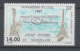 SPM  N°77 14f. Turquoise, Brun Et Noir ZC77 - Neufs