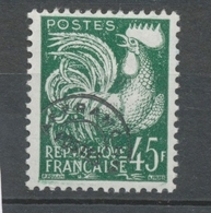 Préoblitérés N°117 Typographie - 45 F. Vert Foncé ZP117 - 1953-1960