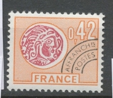 Préos N°134 Monnaie Gauloise.  42c. Orange Et Carmin ZP134 - 1964-1988