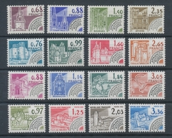 Préos N°162-177 Série Monuments Historiques 16 Valeurs ZP162B - 1964-1988