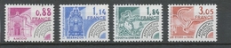 Préoblitérés N°170-173 Série Monuments Historiques 1981 ZP170A - 1964-1988