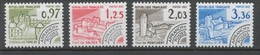 Préoblitérés N°174-177 Série Monuments Historiques 1982 ZP174A - 1964-1988