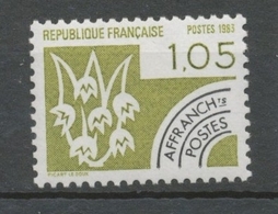 Préoblitérés N°178 Les Quatre Saisons. 1 F. 05 Vert-olive ZP178 - 1964-1988