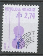 Préos N°212 Instruments Musique (III) 2 F 74 Mauve Et Noir ZP212 - 1989-2008