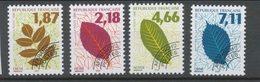 Préoblitérés N°236-239 Série Feuilles D'arbres (II) 1996 ZP236A - 1989-2008