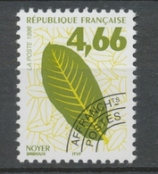 Préos N°238 Feuilles D'abres 4f66 Vert, Jaune, Noir Noyer ZP238 - 1989-2008