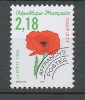 Préos N°241 Fleurs Sauvages 2 F 18 Multicolore Coquelicot ZP241 - 1989-2008