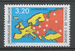 Service N°105 Conseil Europe Carte D' Europe, étoiles 3f20 ZS105 - Ongebruikt