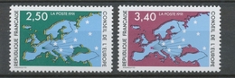 Service N°106-107 Série Conseil De L' Europe.  2 Valeurs ZS106A - Mint/Hinged