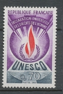 Service N°42 UNESCO 70 C. Violet, Rouge Et Ardoise ZS42 - Ungebraucht