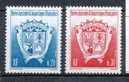 T.A.A.F 1993 N°171-172 Série Armoiries Du Territoire. Type L.  N** ZT103A - Nuovi