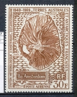 T.A.A.F Aérien 1970 N°22 20e Anniversaire Station Météorologique île Amsterdam N** ZT147A - Airmail