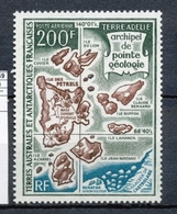 T.A.A.F Aérien 1971 N°24 Archipel De Pointe Géologie N** ZT149A - Corréo Aéreo