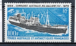 T.A.A.F Aérien 1973 N°29 Bateau Galliéni N** ZT153A - Poste Aérienne