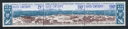 T.A.A.F Aérien 1973 N°36A 10e Anniversaire De La Base Alfred Faure. Triptyque N** ZT155A - Airmail