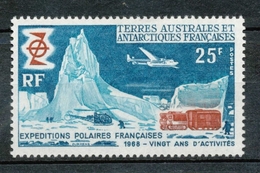 T.A.A.F 1969 N°31 20e Anniversaire Des Expéditions Polaires Françaises N** ZT16A - Nuovi