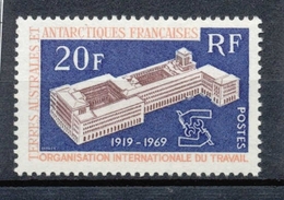T.A.A.F 1969 N°32 50e Anniversaire De L'Organisation Internationale Du Travail N** ZT17A - Neufs